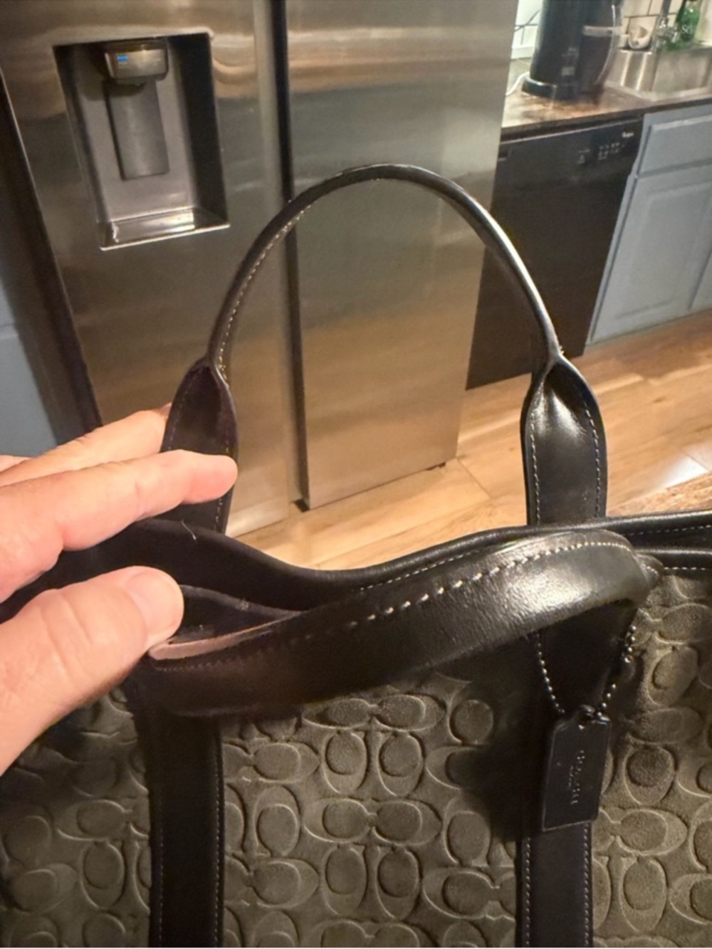 Coach Toby Turn Lock Tote - Picture 3 of 7